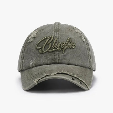 Gorra de béisbol de algodón con letras bordadas - tugranalmacen.com