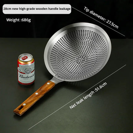 Colador de aceite grande de acero inoxidable - tugranalmacen.com