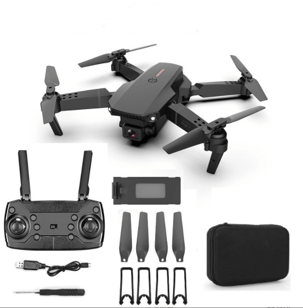 Dron E88 con cámara HD y largo alcance
