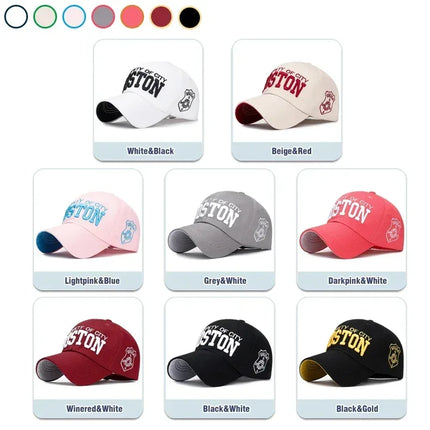 Gorra de béisbol deportiva de algodón con parte superior suave y bordado 3D, unisex, con cierre a presión, gorra de tenis - tugranalmacen.com