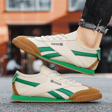Original Yellow Canvas Shoes For Men Trend ow-cut Breathable Casual Running Sneakers Man Fashion Lightweight Men's Sports Shoes - tugranalmacen.com