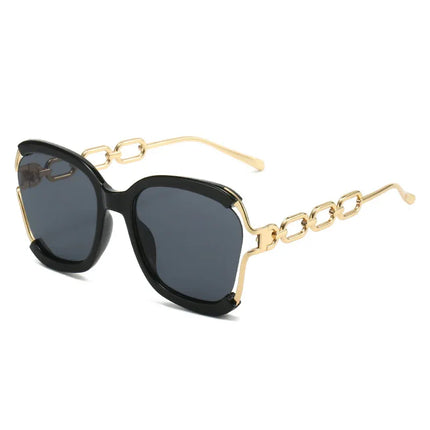 Gafas de sol Cadenas UV400, montura negra