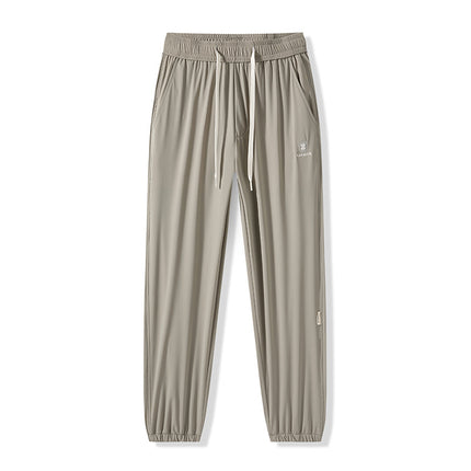 Pantalones de nylon con cordón para hombre en varios colores