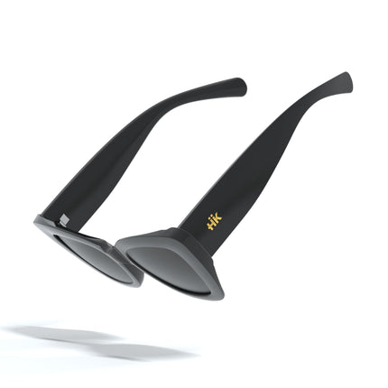 Gafas de sol Hanukeii® Isla Tortuga Black / Black de estilo moderno y ligero, ideales para una vida al aire libre.