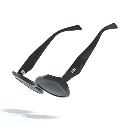 Gafas de sol Hanukeii® Moorea Black / Black, diseño elegante y moderno con lentes UV400 y montura ultraligera.