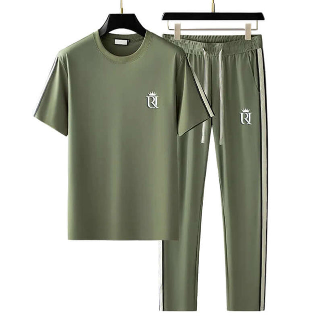 Conjunto deportivo de hombre verde