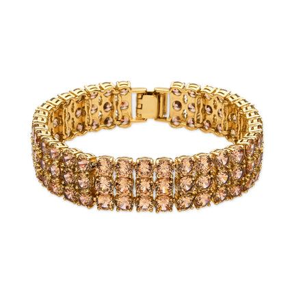 Pulsera con Circonita Brillante acabado oro 18k - Uriom