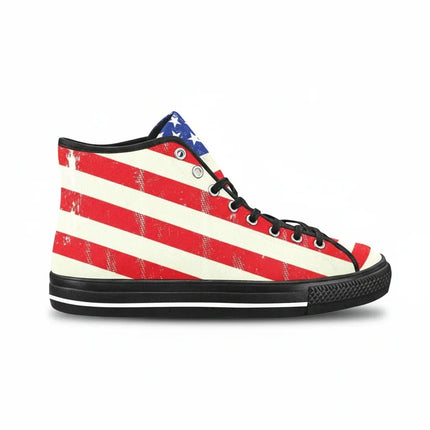 Zapatillas Vancouver modelo USA en azul y rojo