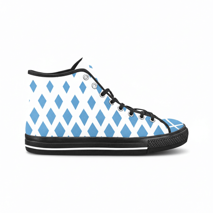 Zapatillas Vancouver caña alta Le Blu azules y blancas
