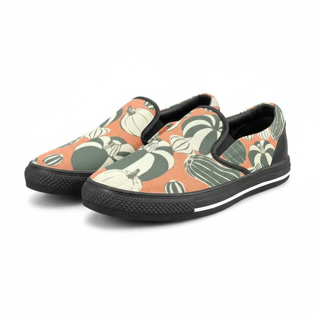 Zapatillas Slip-On Deco estampado floral tropical de mujer