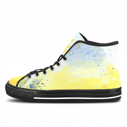 Zapatillas Vancouver de caña alta para hombre modelo Drip Yellow