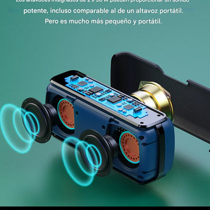 Altavoz Bluetooth 5.0 — Sonido Estéreo 30W, Batería Larga Duración 