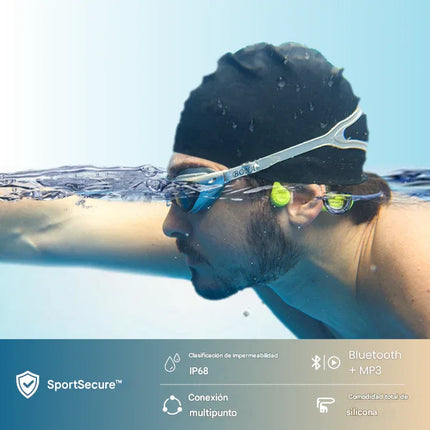 Auriculares Conduccion Osea Bluetooth Deportivos Acuáticos